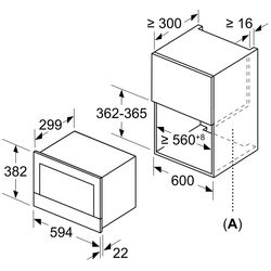 Cuptor cu microunde incorporabil Neff C17WR00GO (Black) Thumb