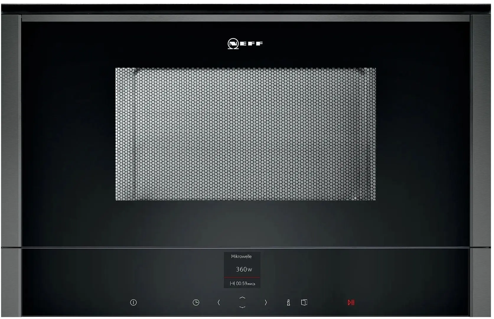 Cuptor cu microunde incorporabil Neff C17WR00GO (Black)