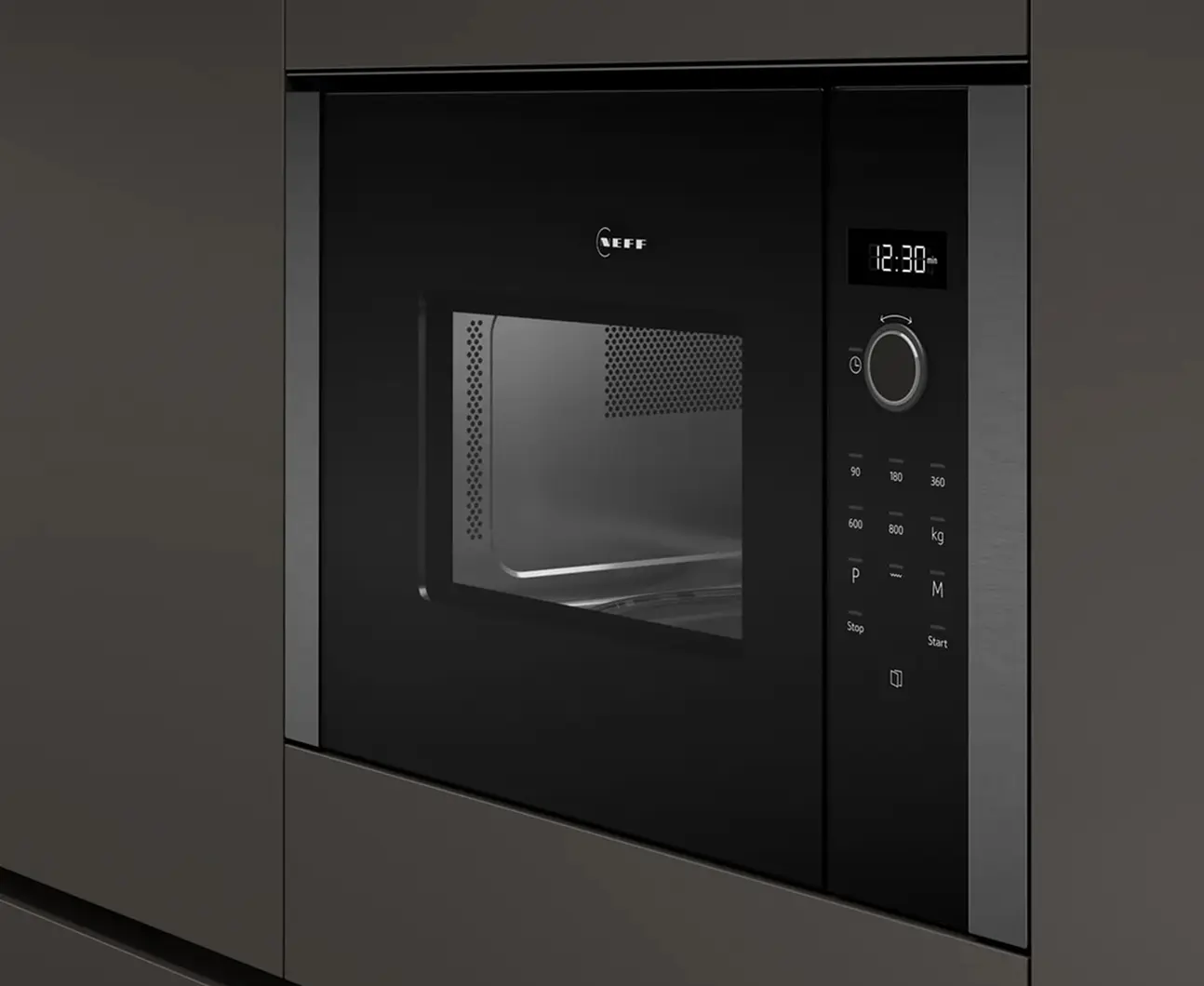 Встраиваемая микроволновая печь Neff HLAGD53G0 (Black) - 3