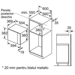 Встраиваемая микроволновая печь Neff HLAWD53N0 (Black/Inox) Thumb