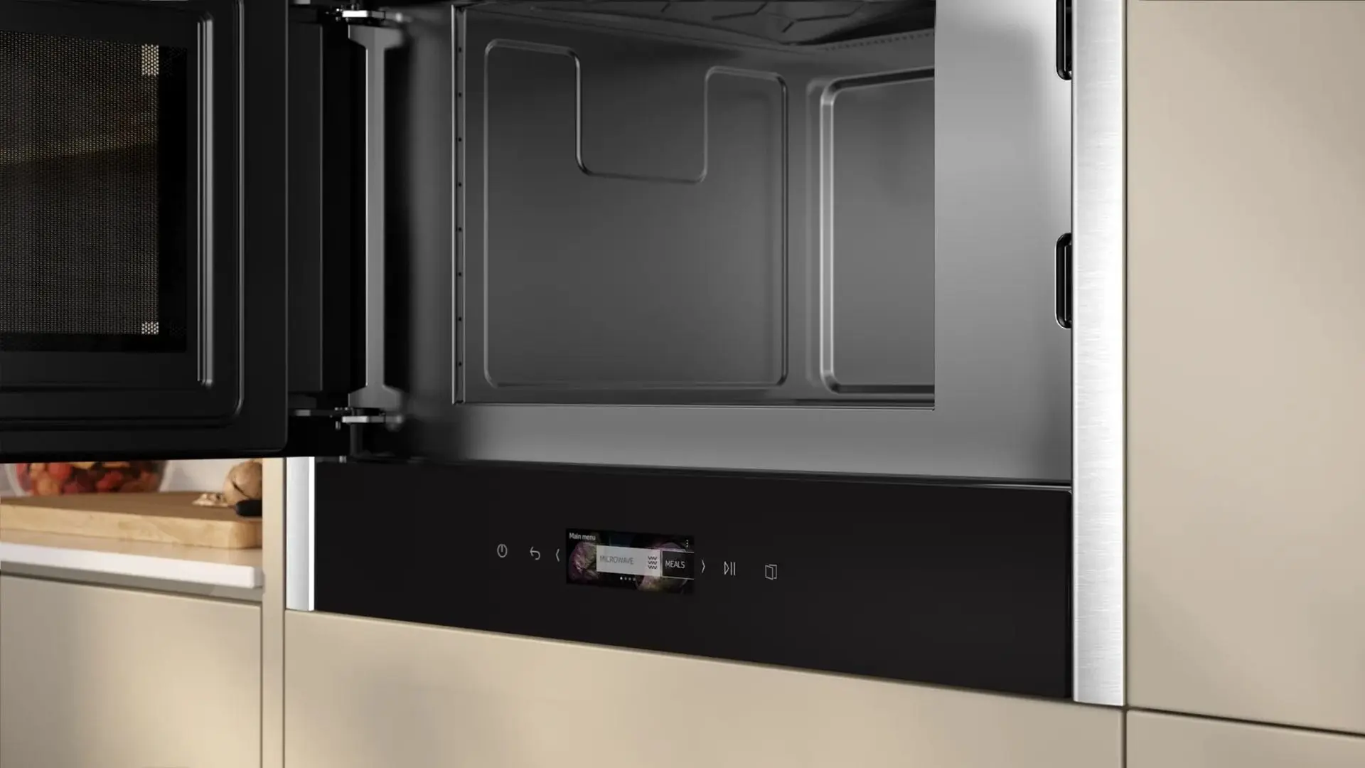 Cuptor cu microunde incorporabil Neff NL4WR21N1 (Black/Inox) - 3