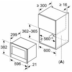 Cuptor cu microunde incorporabil Neff NR4WR21N1 (Black/Inox) Thumb