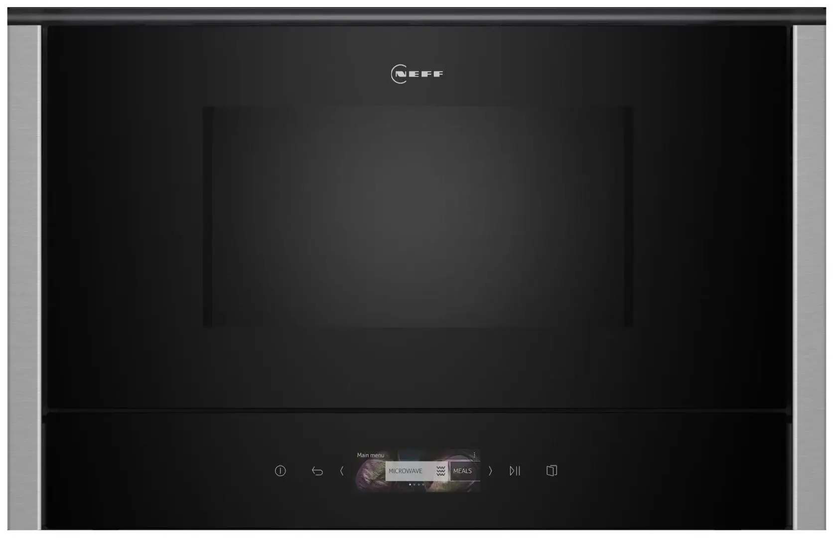 Cuptor cu microunde incorporabil Neff NR4WR21N1 (Black/Inox)