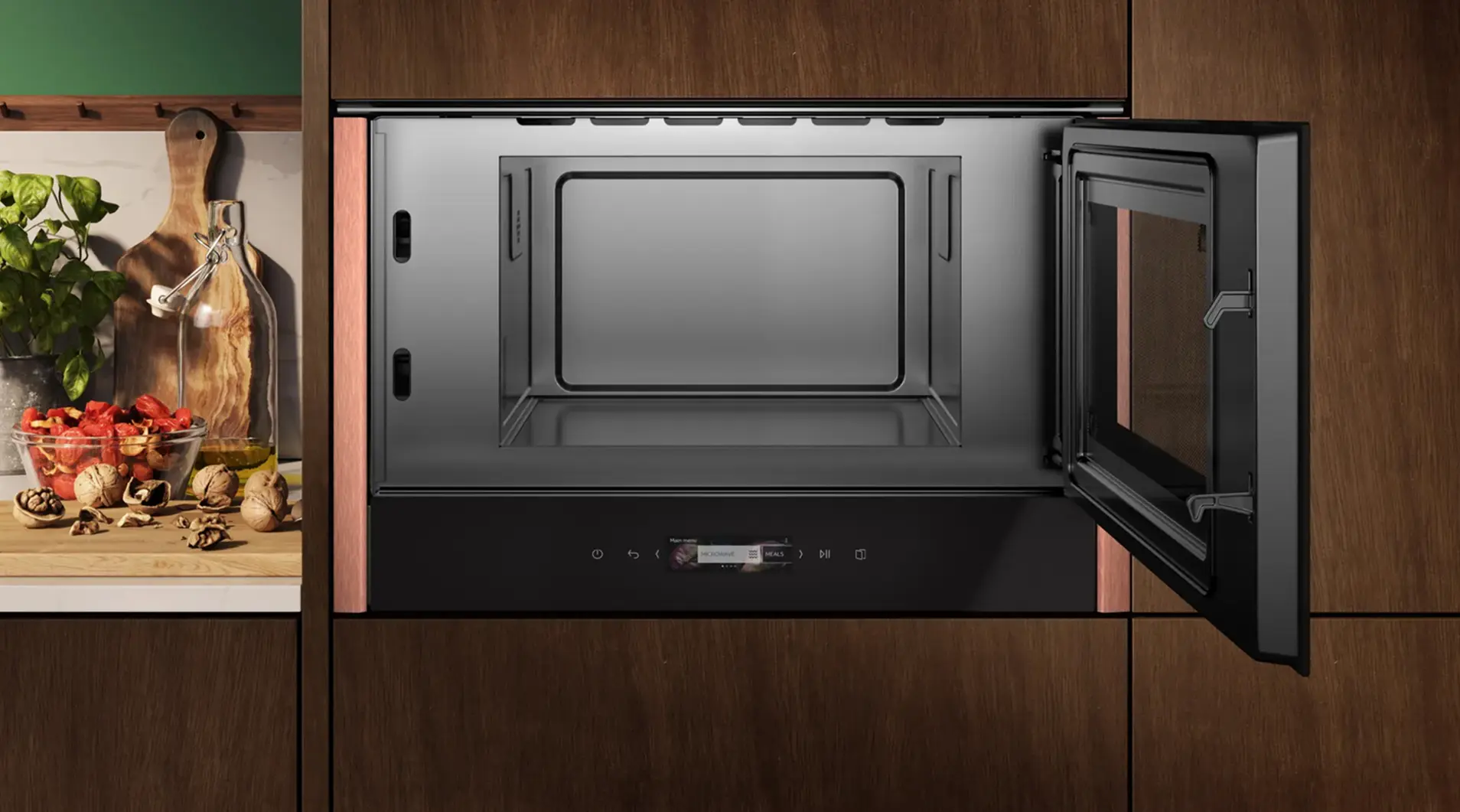 Cuptor cu microunde incorporabil Neff NR9WR21Y1 (Black) - 2