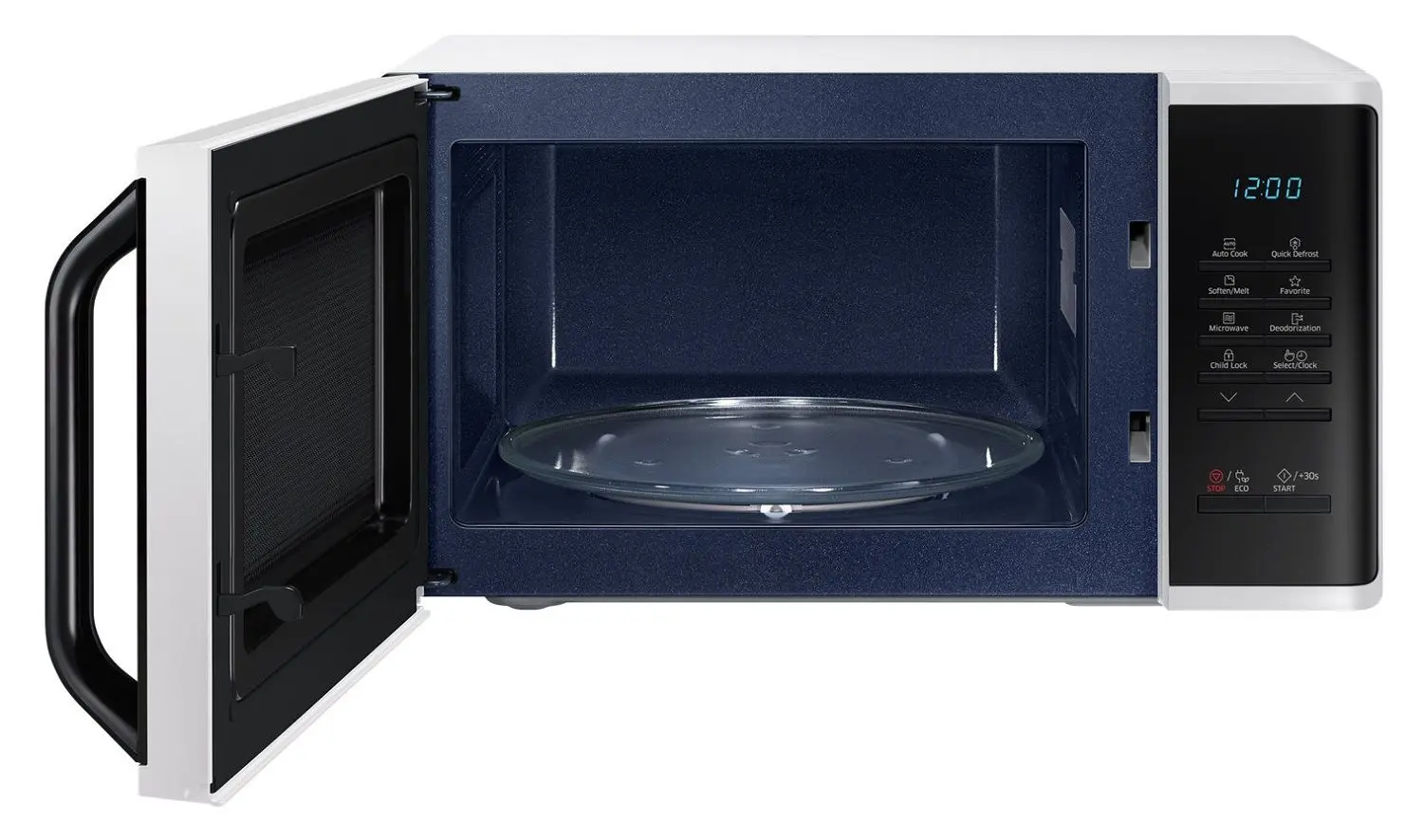 Cuptor cu microunde Samsung Ceramic Inside MS23K3513AW (Black/White)