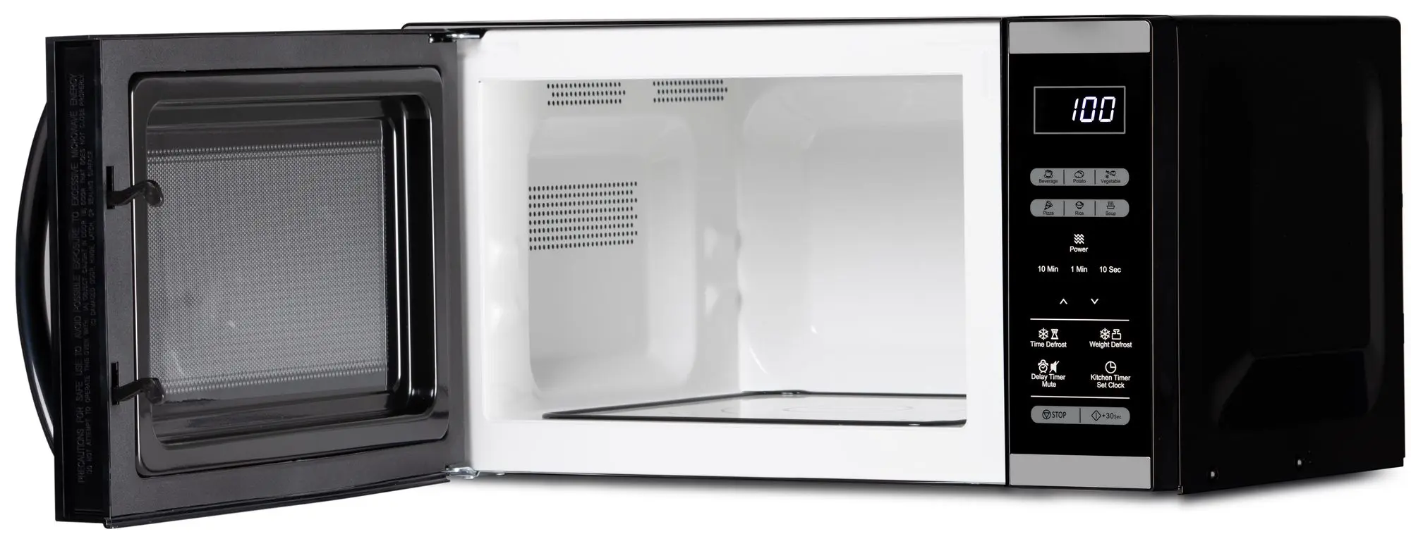 Микроволновая печь Sharp RAS-232FI (Black/Silver) - 7