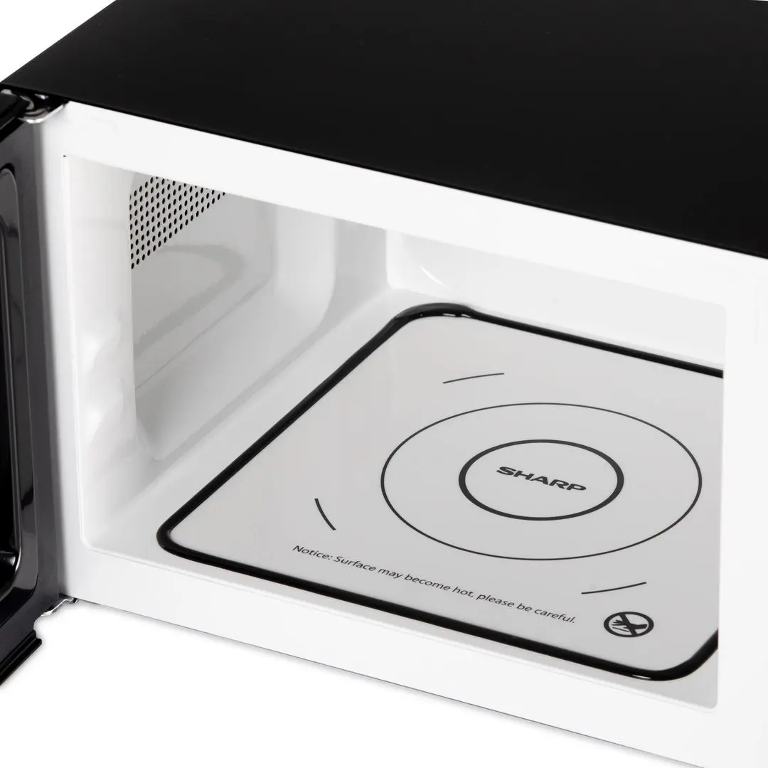 Микроволновая печь Sharp RAS-232FI (Black/Silver) - 8