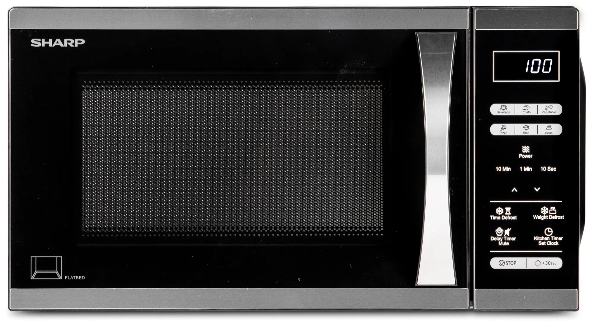 Микроволновая печь Sharp RAS-232FI (Black/Silver)
