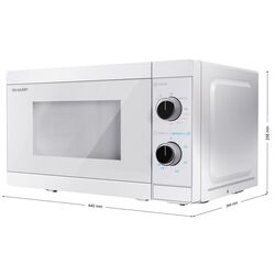 Cuptor cu microunde Sharp YC-MG01E-C (Crystal) Thumb