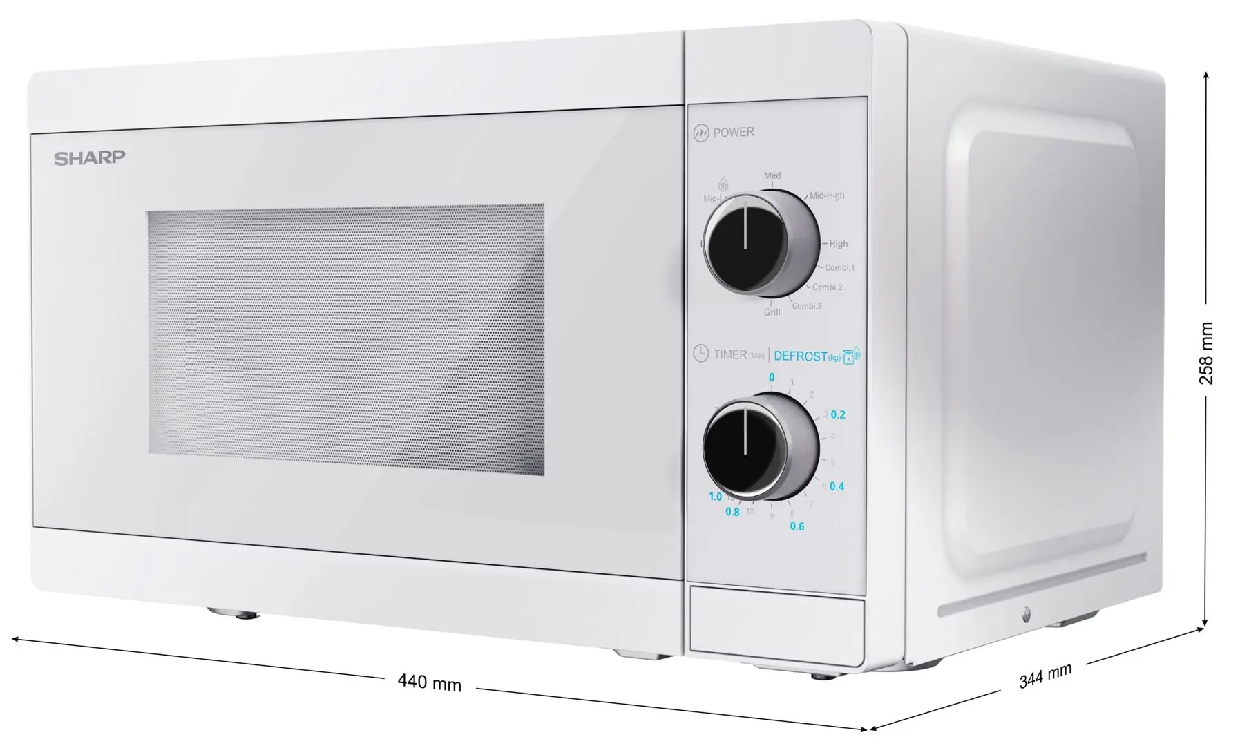 Cuptor cu microunde Sharp YC-MG01E-C (Crystal) - 2