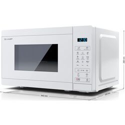 Микроволновая печь Sharp YC-MG02E-C (White) Thumb