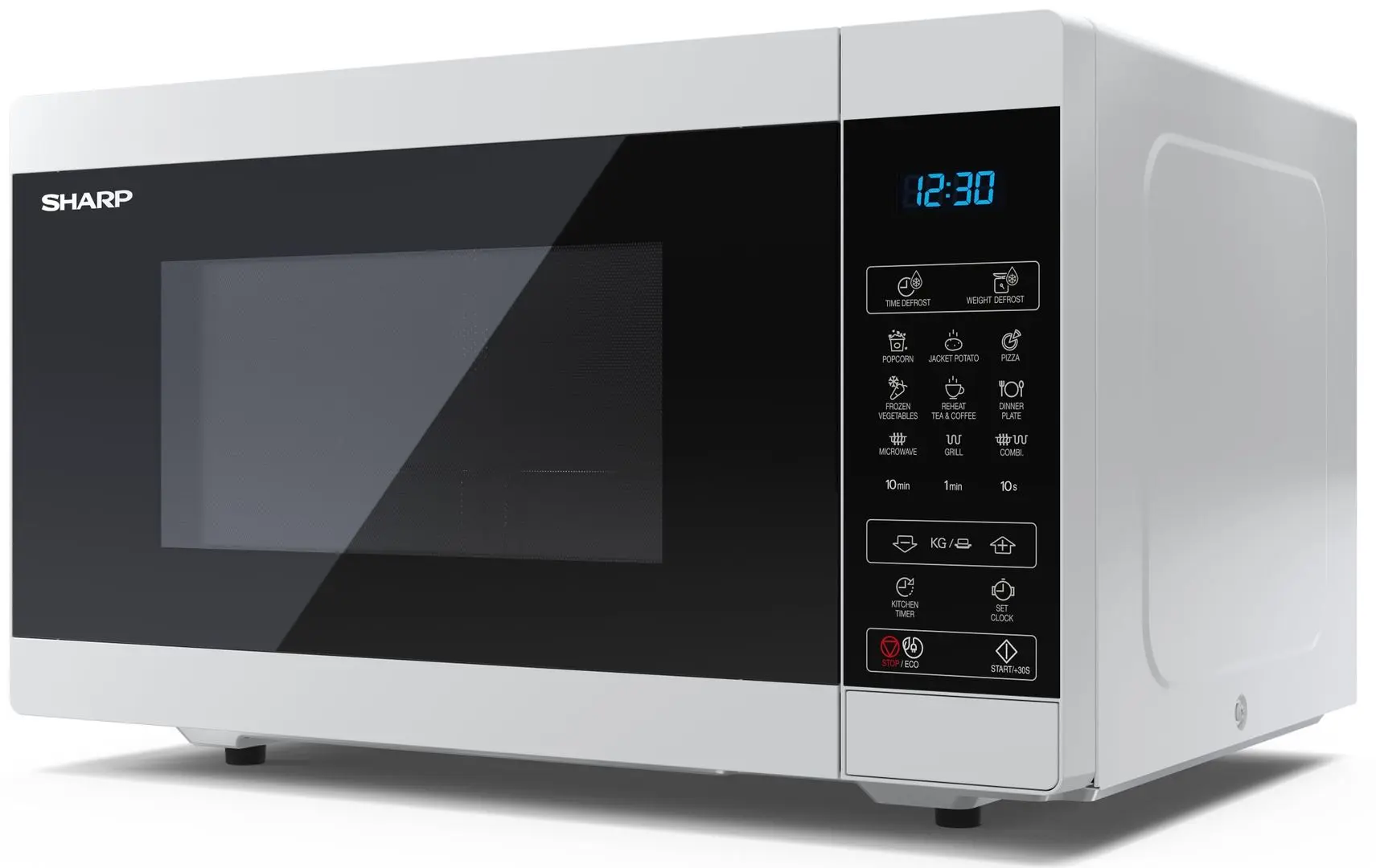 Микроволновая печь Sharp YC-MG51E-W (Black/White) - 4