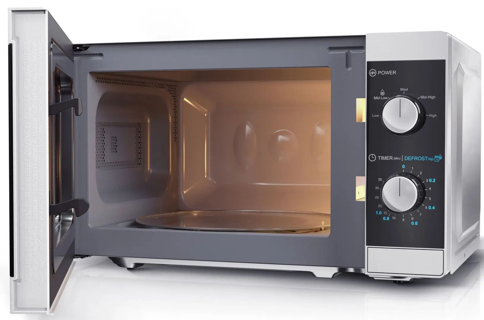 Cuptor cu microunde Sharp YC-MS01E-S (Silver/Black)