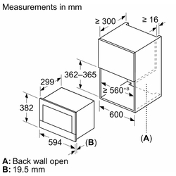 Cuptor cu microunde incorporabil Siemens BF722L1B1 (Black) Thumb