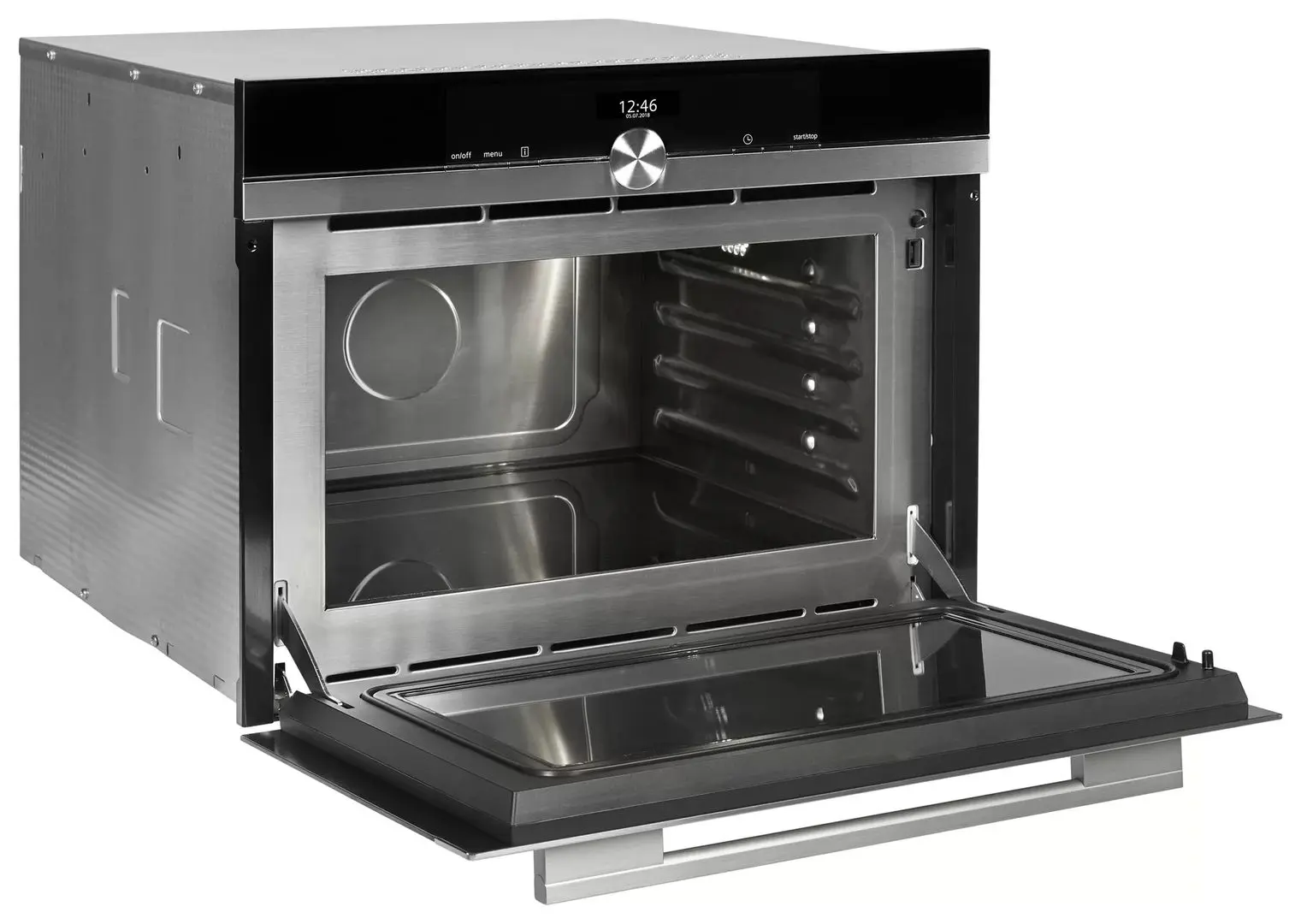 Cuptor cu microunde incorporabil Siemens CF634AGS1 (Black/Silver) - 4