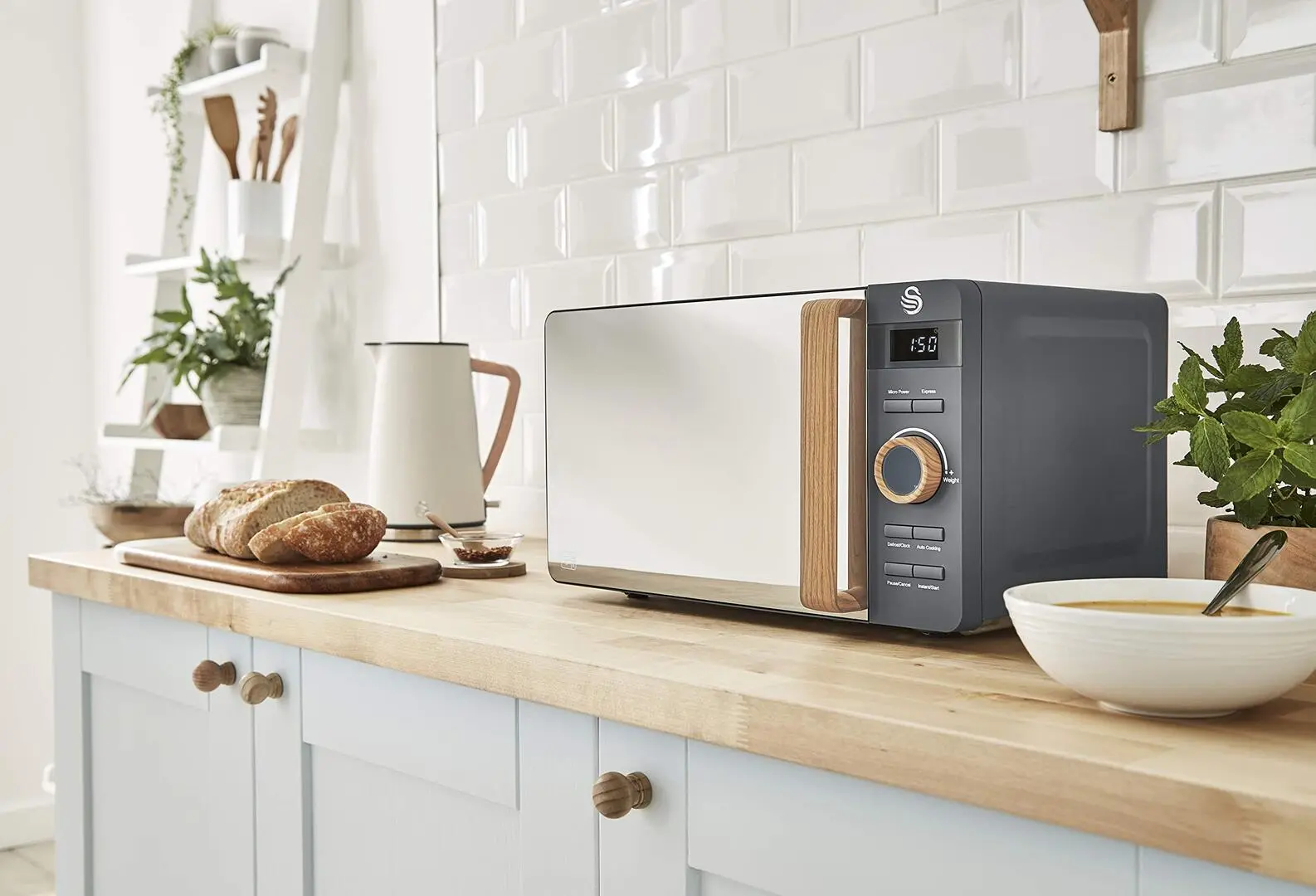 Микроволновая печь Swan Nordic (Grey/Wood)