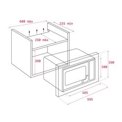 Cuptor cu microunde incorporabil Teka ML 820 BIS (White) Thumb