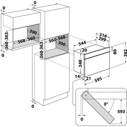 Cuptor cu microunde incorporabil Whirlpool AMW 4900/IX (Inox) Thumb