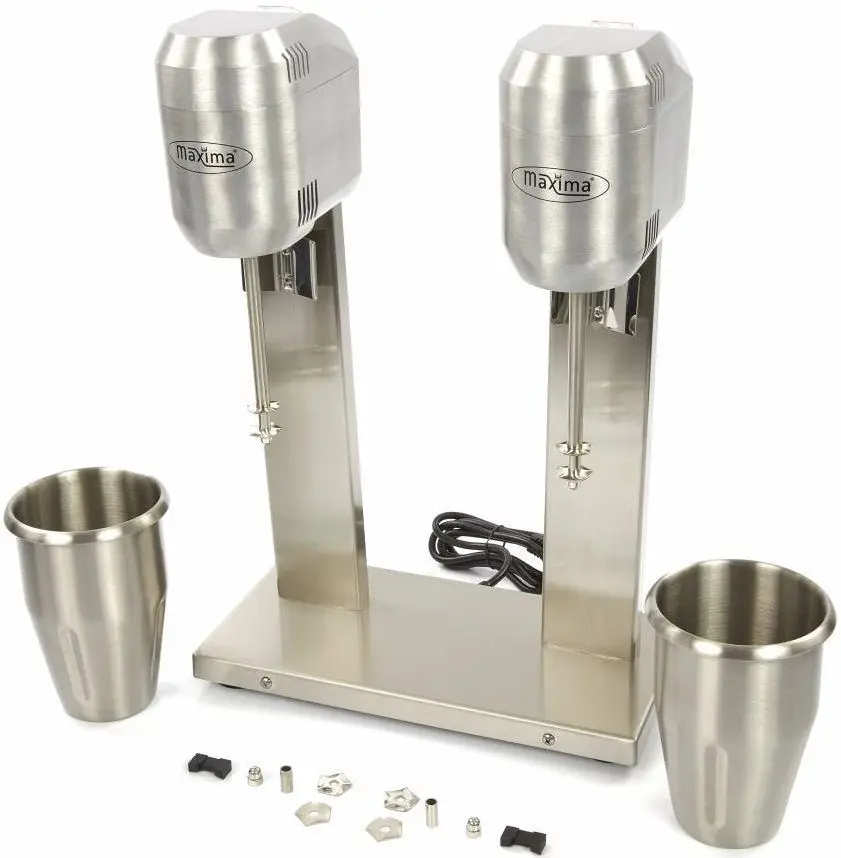 Миксер для молочных коктейлей Maxima 09362102 (Inox) - 4
