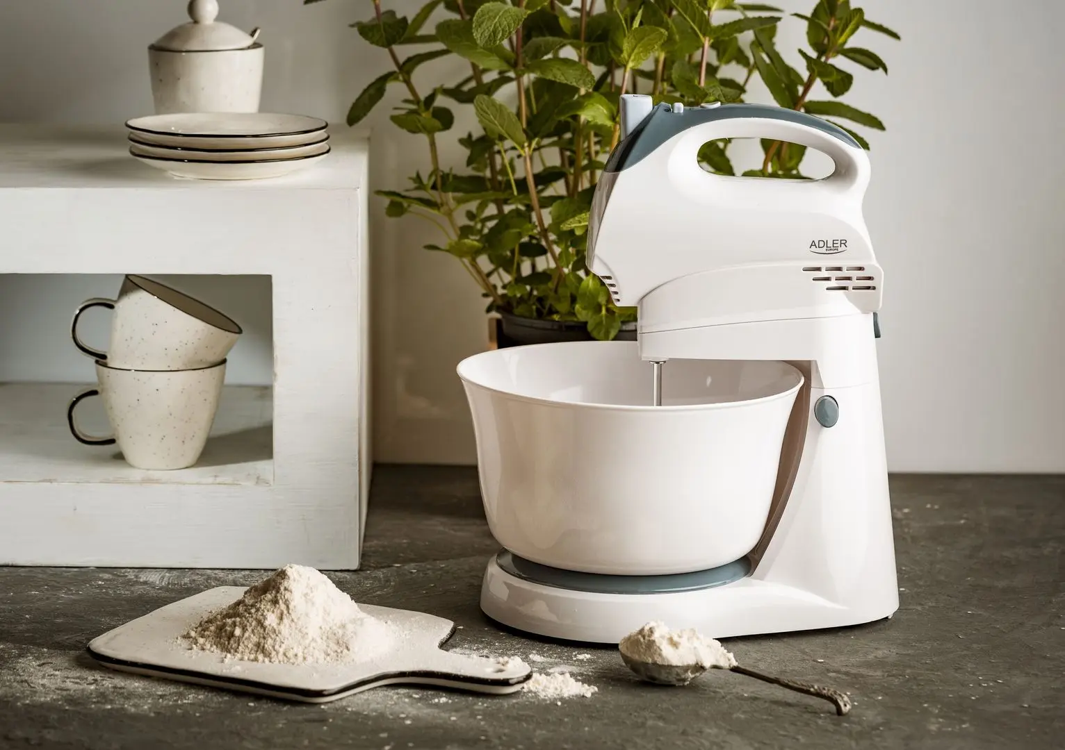 Mixer Adler AD 4202 (White/Grey)