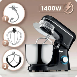 Планетарный миксер Berdsen BD-756 375600 (Black/Inox) Thumb