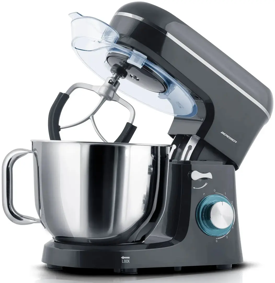 Планетарный миксер Berdsen BD-756 375600 (Black/Inox)