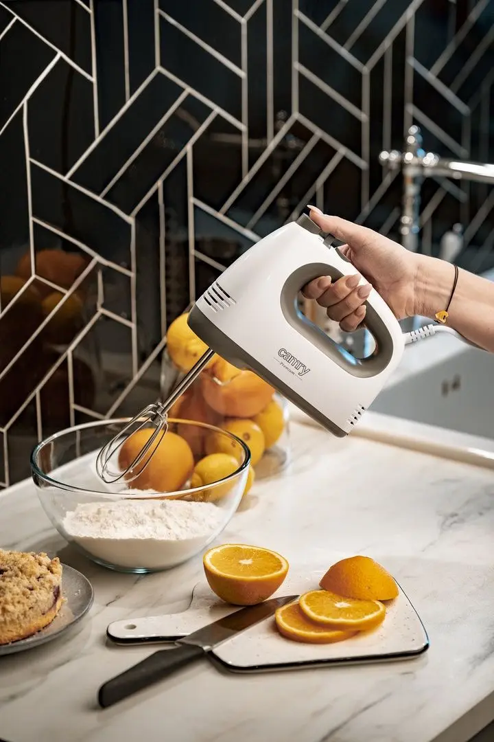 Mixer Camry CR 4220W (White/Grey)