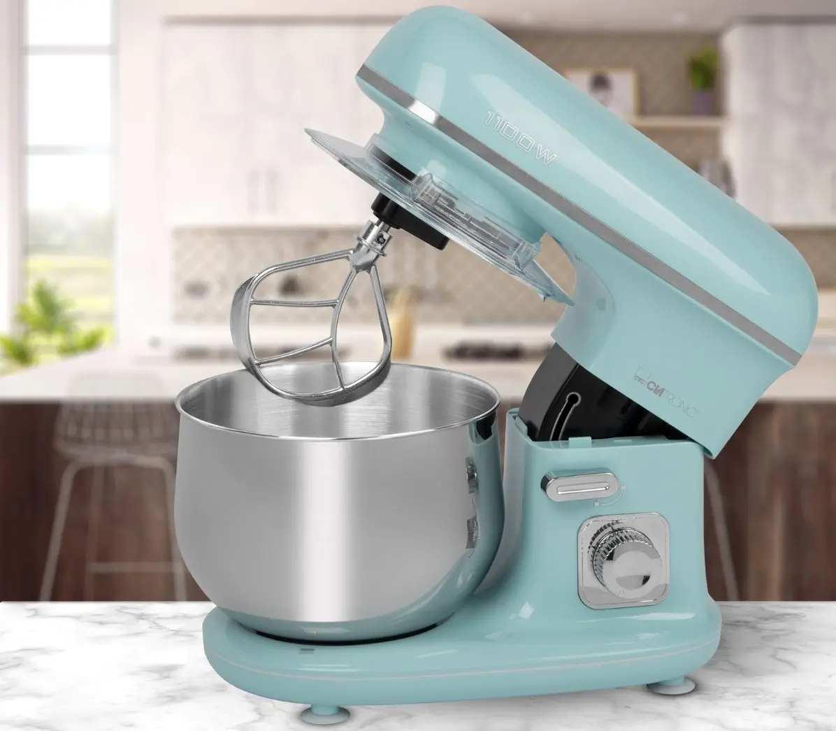 Планетарный миксер Clatronic KM 3711 (Mint Green) - 3