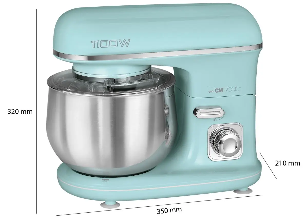 Планетарный миксер Clatronic KM 3711 (Mint Green) - 4