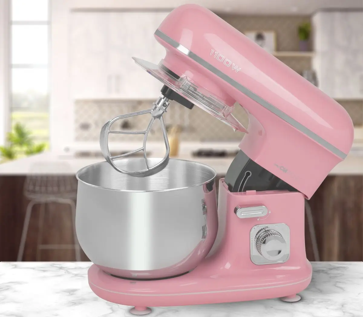 Планетарный миксер Clatronic KM 3711 (Pink) - 4