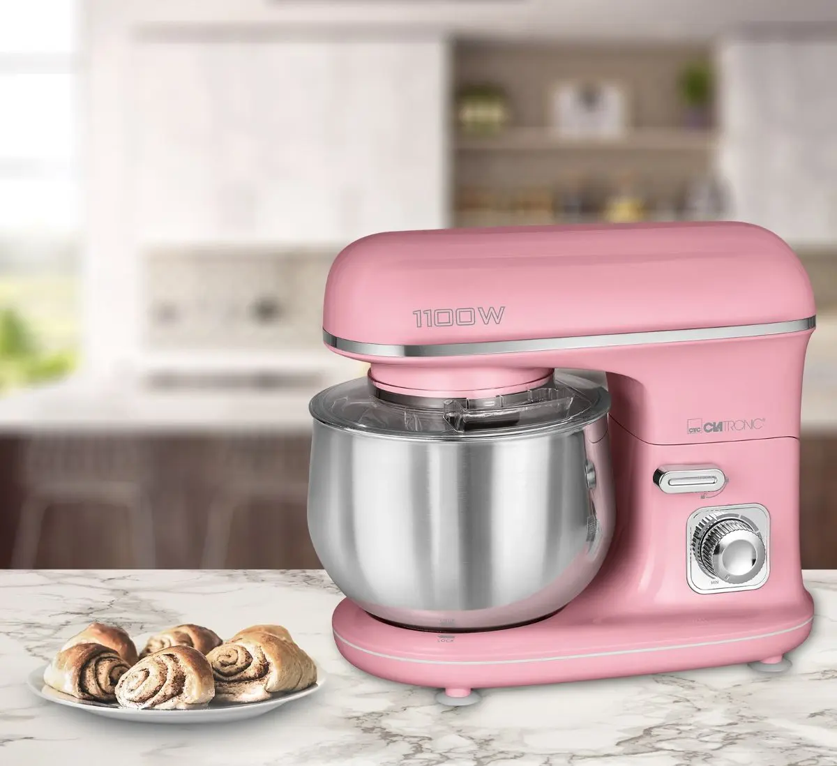 Планетарный миксер Clatronic KM 3711 (Pink) - 3