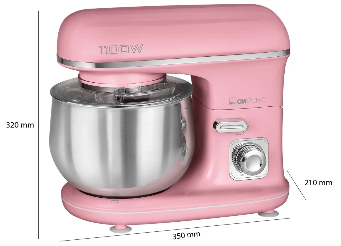 Планетарный миксер Clatronic KM 3711 (Pink) - 2