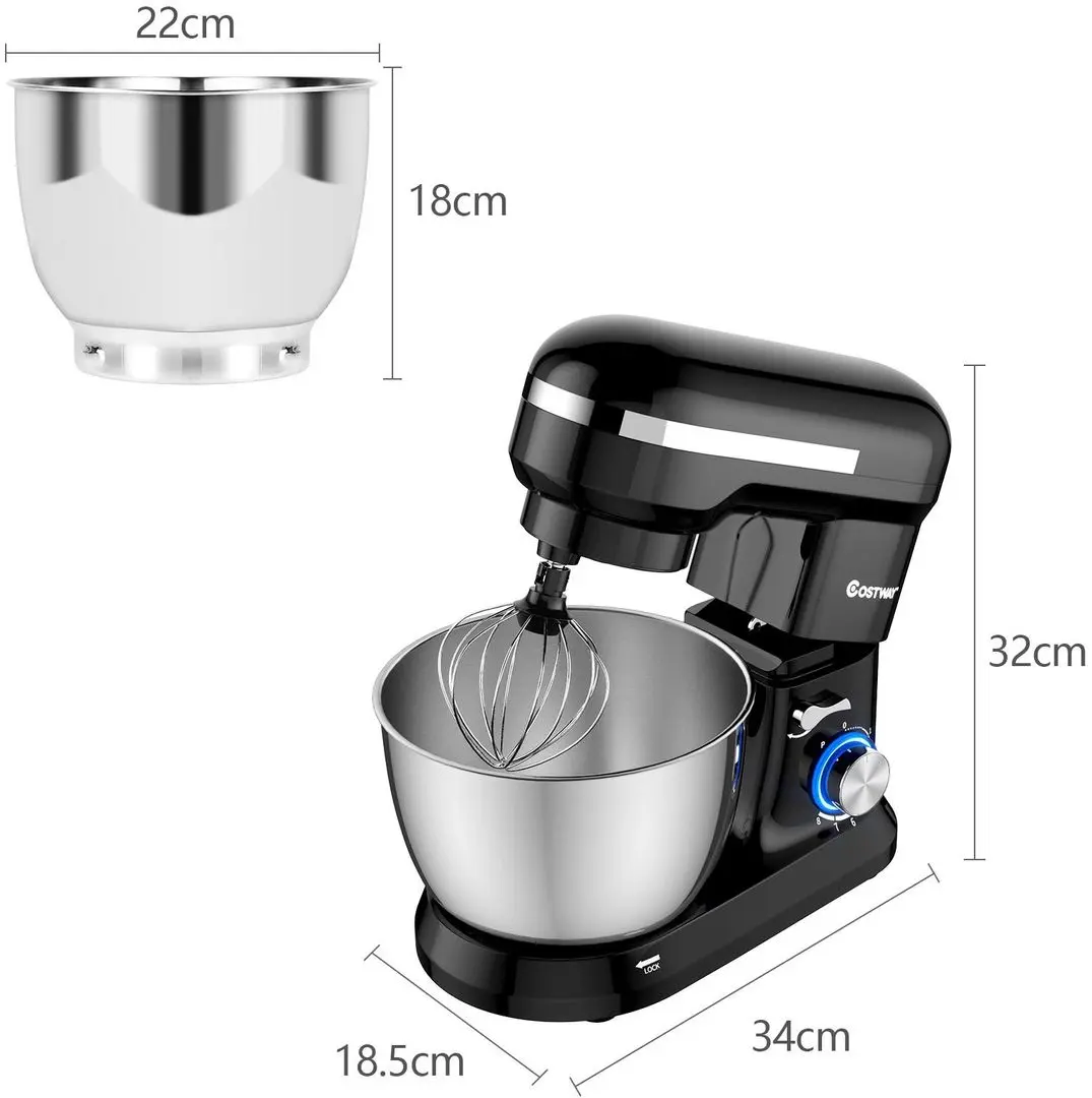 Mixer planetar Costway EP24940DE-BK (Black)