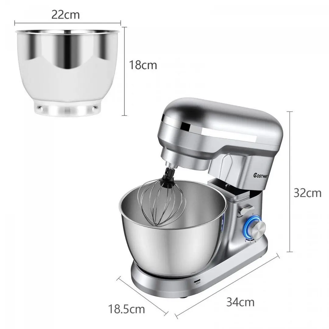 Mixer planetar Costway EP24940DE-SL (Silver)