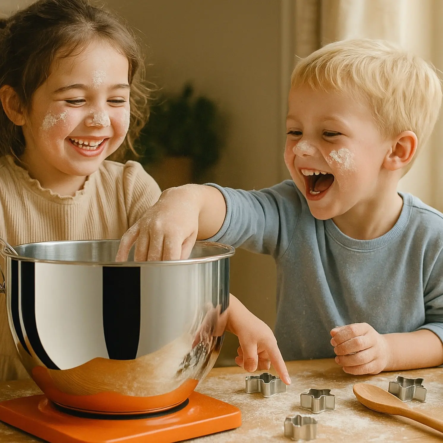 Миксер Daewoo SDA DHM1000 (Orange/Black) - 5