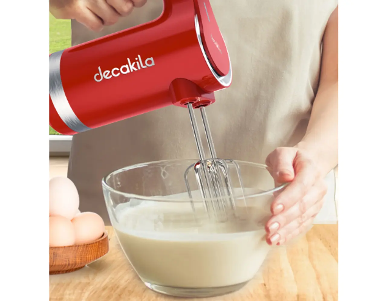 Миксер Decakila KMMX006R (Red/Inox)