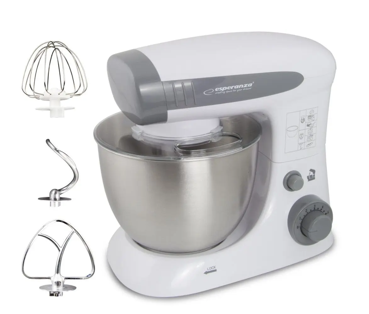 Mixer planetar Esperanza Cooking Assistant EKM024 (White/Gray)