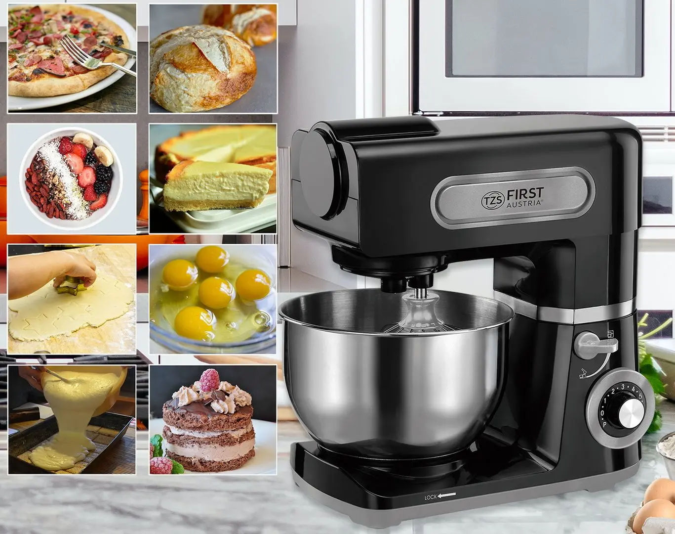 Mixer planetar First FA-5259-5 (Black)