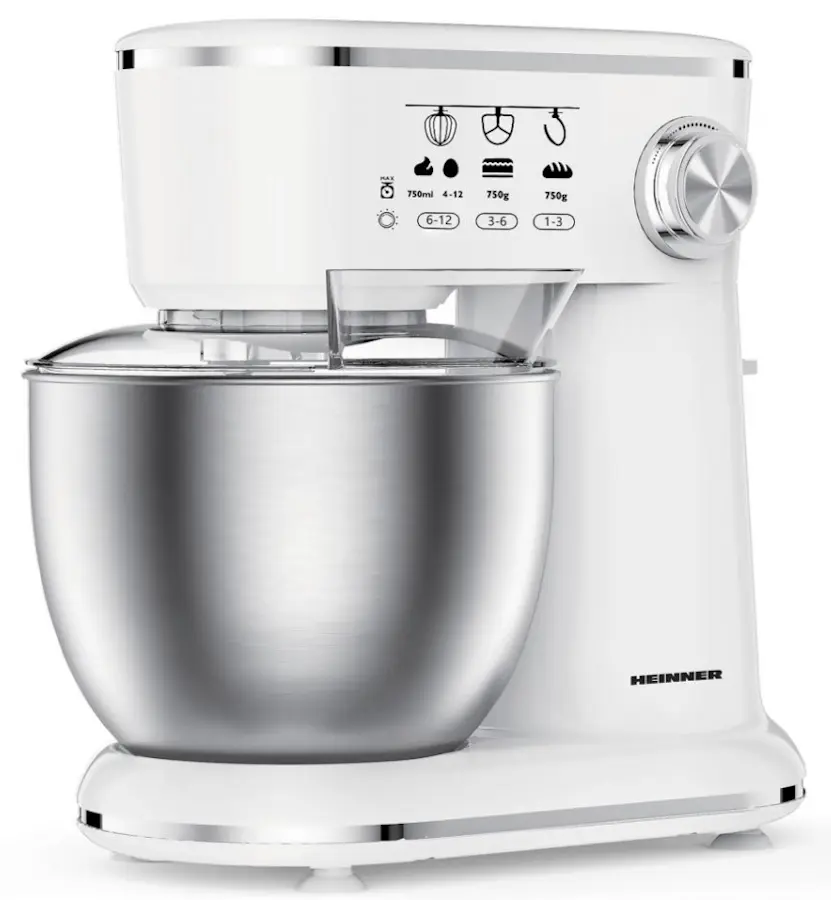 Mixer planetar Heinner HPM-1000WHCH (White) - 2