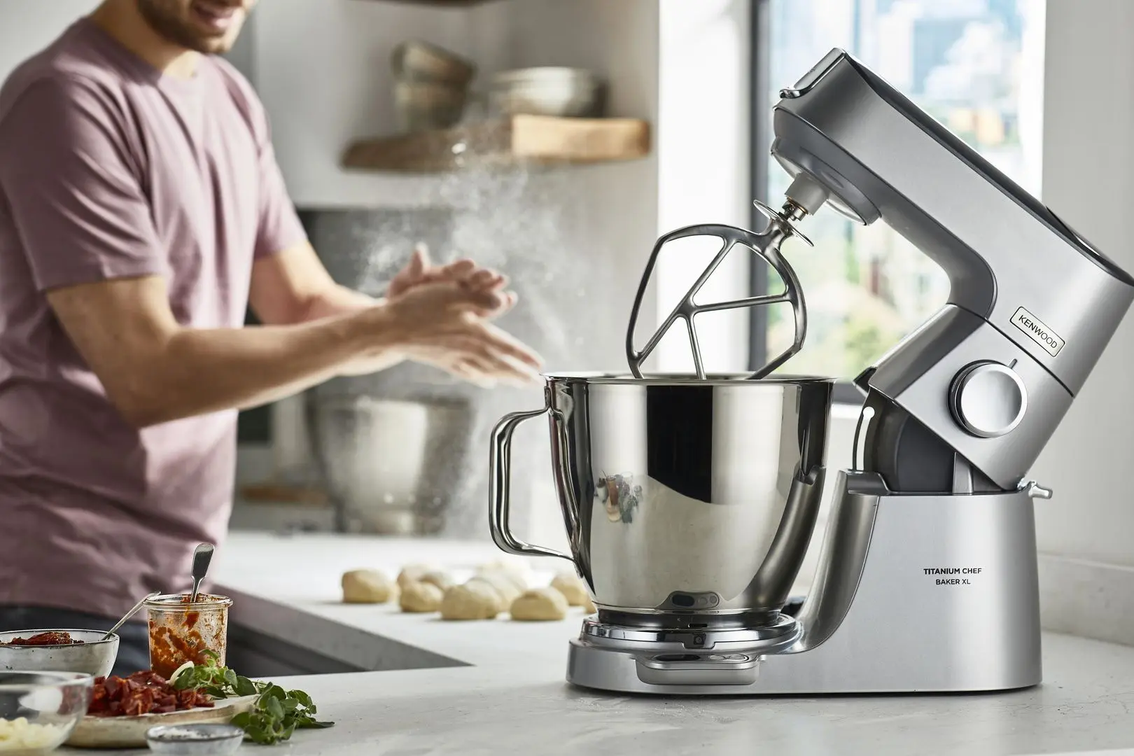 Mixer planetar Kenwood Titanium Chef Baker XL KVL85.004SI (Silver)