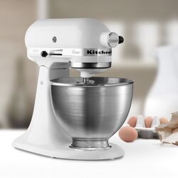 Mixer KitchenAid Classic 5K45SSEWH (White) Thumb