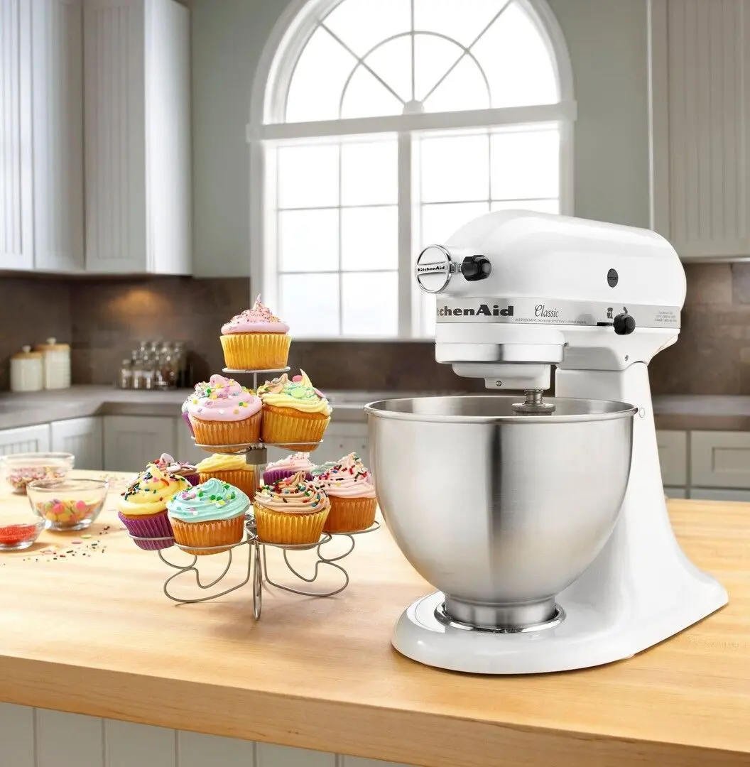 Mixer KitchenAid Classic 5K45SSEWH (White) - 8