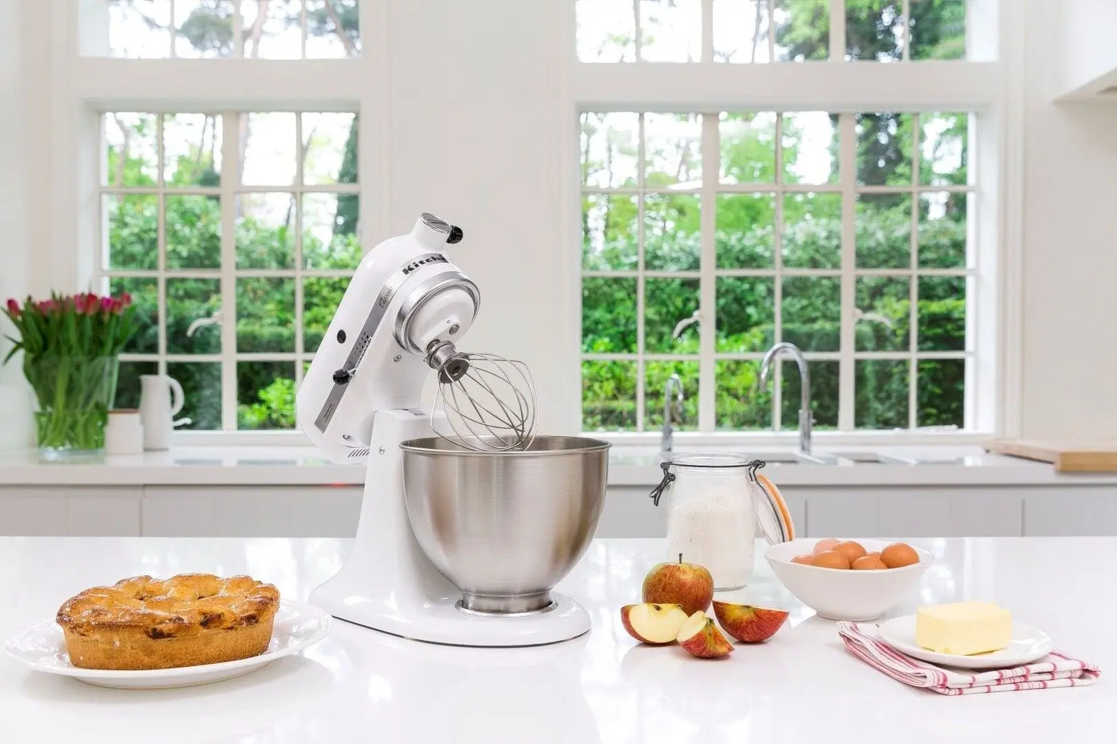 Mixer KitchenAid Classic 5K45SSEWH (White) - 10