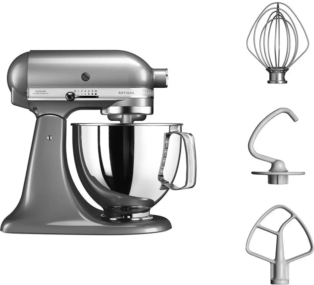 Планетарный миксер KitchenAid Artisan 5KSM125ECU (Silver) - 4