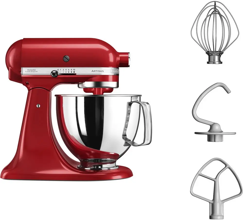 Mixer planetar KitchenAid Artisan 5KSM125EER (Red) - 2