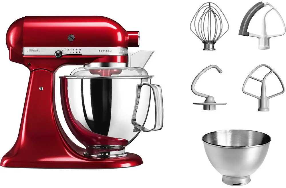 Mixer planetar KitchenAid Artisan 5KSM175PSECA (Red) - 4