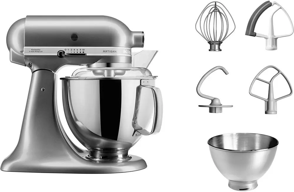 Mixer planetar KitchenAid Artisan 5KSM175PSECU (Silver) - 3