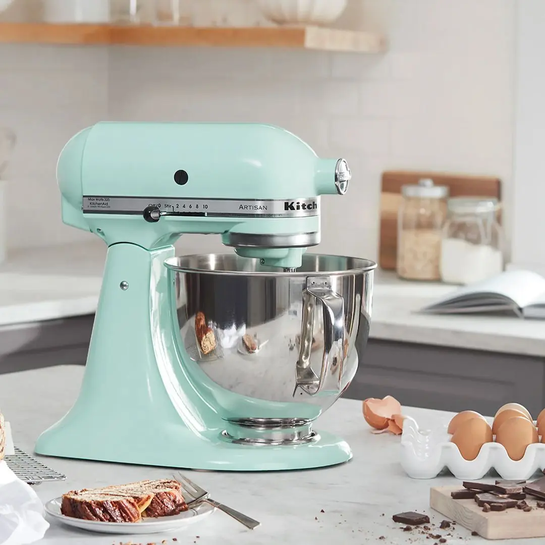 Планетарный миксер KitchenAid Artisan 5KSM175PSEIC (Ice Blue) - 4