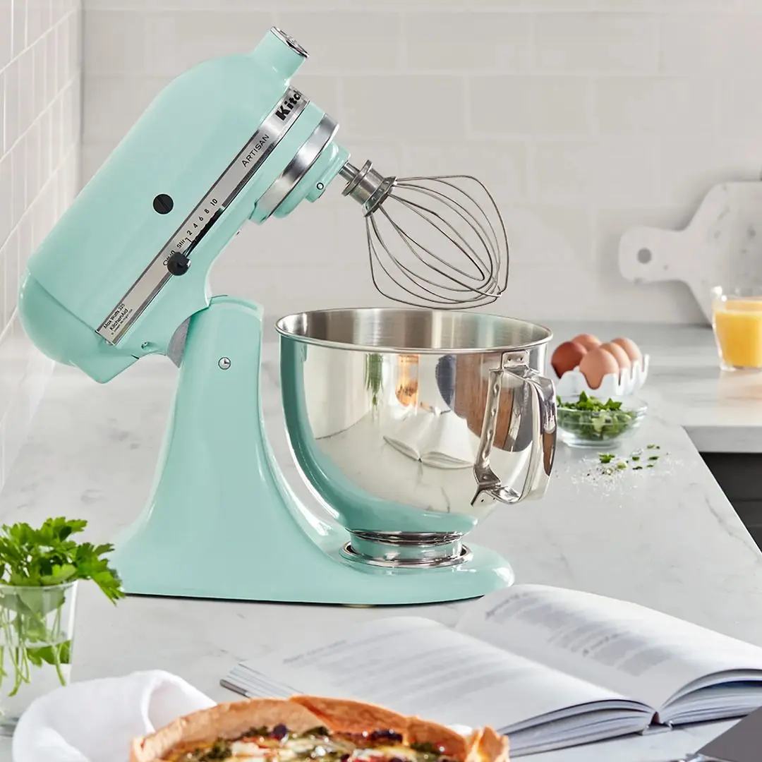Планетарный миксер KitchenAid Artisan 5KSM175PSEIC (Ice Blue) - 5
