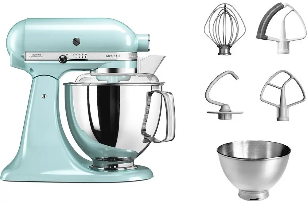 Планетарный миксер KitchenAid Artisan 5KSM175PSEIC (Light Blue) - 4